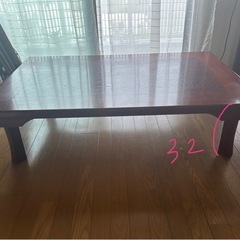木製折りたたみ　お食事テーブルの画像