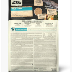 【配送可】ACANAアカナクラッシックワイルドコーストレシピ9.7kgドッグフード大容量サーモンニシンオーツ野菜果物魚 皮膚毛艶 成犬用お買い得 ペット わんこ ワンちゃんごはん 大容量の画像