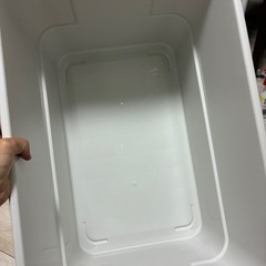 無印　頑丈収納ボックス　大　美品の画像