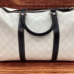 GUCCIのミニボストンバッグ　ホワイトが入荷しました！の画像