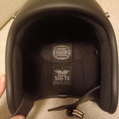 tt&co 500-TX　スタンダード　ブラック　L/XL　装飾用ヘルメット（公道不可）の画像