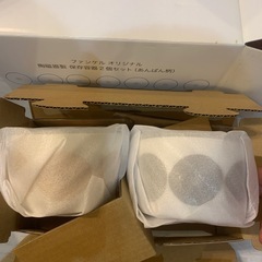 新品　陶磁器製　保存容器2個セット　の画像