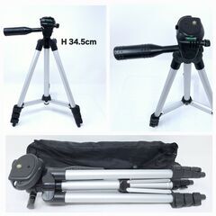 📷 カメラ用 三脚 3点セット  ・高さ約40cm、34.5cm、24cm の画像