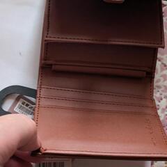 ○お相手決まりました○(新品)KOKO※カナグモチーフ3ツ折りサイフ[中茶]の画像