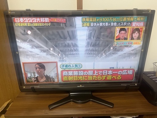 シャープ★液晶テレビ★40インチ★AQUOS★画面保護カバー付
