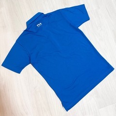 【美品】FILA GOLF フィラ ゴルフウェア Mサイズ　ポロシャツ サックスブルーの画像