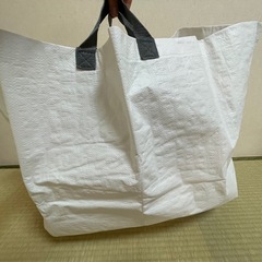 無印良品　再生ポリプロピレンバック　大の画像