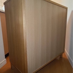 無印良品木製キャビネットの画像