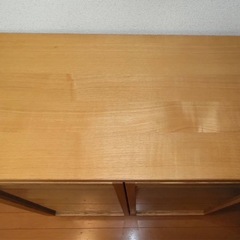 無印良品木製キャビネットの画像
