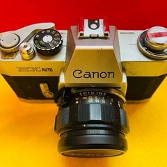 キャノン フィルム一眼レフカメラCanon EX AUTO ジャンク 昭和レトロの画像