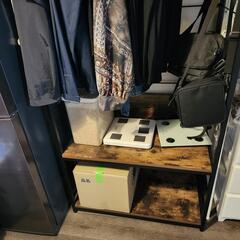ニトリ ハンガーラック 木製の画像