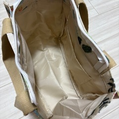 花柄 トートバッグ 小さめ ランチバッグ サブバッグの画像
