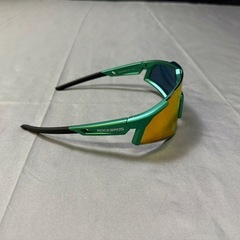 ROCKBROS ロードバイク サングラス 偏光レンズ グリーン 交換レンズ付きの画像