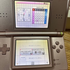 Nintendo DSライト本体、ソフト（箱、充電器、取説有り）の画像