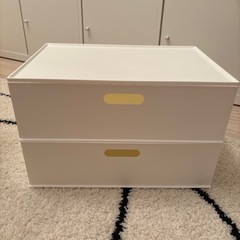 ニトリ　Nインボックス　ハーフ2個ふた1枚の画像