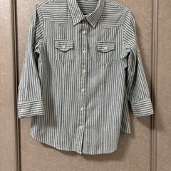 綿100%7分丈けレディースシャツ２枚の画像
