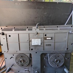 配送可能　保証付き IH調理器 ブラック YEK-1456G-2 [2口 /100V]の画像