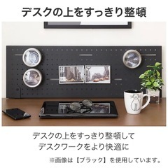 【新品】デスクパネル 80 BKの画像