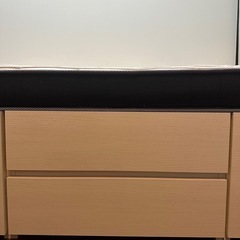 【受取限定】ニトリの収納付きベッドフレームのみ譲りますの画像