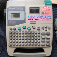 CASIO KL-800 漢字ラベルプリンター　ネームランド昭和レトロ平成レトロテプラの画像