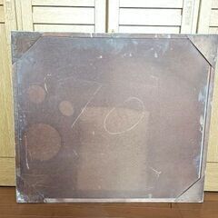 サーカス出演者の休憩 大型 タイル アート横95×縦83cm/モザイク レトロ 額絵 ピエロの画像