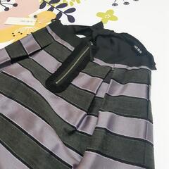 TO BE CHIC ボーダースカート 42『タグ付未使用品』の画像
