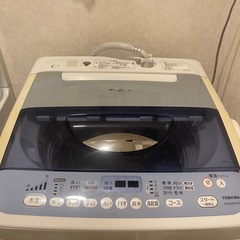 【無料】TOSHIBA 洗濯機 AW-605DC（6.0kg・2007年製）差し上げますの画像