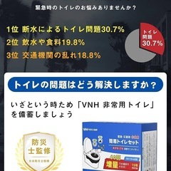 簡易トイレ　60回　 15年保存 非常用防災トイレ 防災グッズの画像