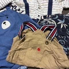 ミキハウス帽子、ロンパース、トレーナー他22点の画像