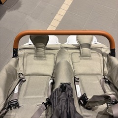 【美品】2人乗りベビーカー エアバギー ココダブルEX フロムバース ストーンの画像
