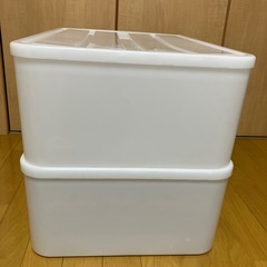 ナフコ 引き出し収納ケース 2個の画像