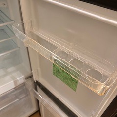 アイリスオーヤマ 冷蔵庫 142L ブラック 幅50cm IRSD-14A-B 2ドア 右開き 直冷式 BIG冷凍室 新生活 一人暮らしの画像