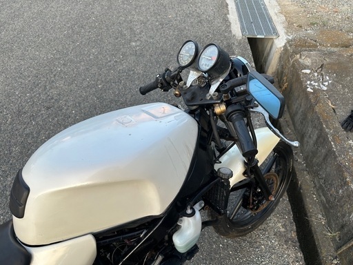 HONDA NS-1 50cc キック1発始動 機関良好 バッテリー新品 社外チャンバー デイトナCDI等々カスタム 最短即日で配送可能　原付免許で乗れるマニュアル車 (検NSR NS TZR RG)