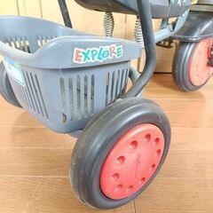 ■懐かしい ヒコーキ印 EXPLORE 三輪車/YAMAOKA 長期保管品/乗用玩具 山岡金属の画像