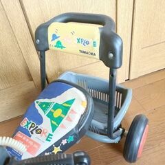 ■懐かしい ヒコーキ印 EXPLORE 三輪車/YAMAOKA 長期保管品/乗用玩具 山岡金属の画像