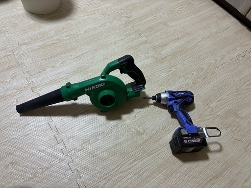 HIKOKI インパクト、ブロワーセット