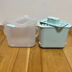【美品】説明書付き 1台3役 哺乳瓶消毒ケース レンジ 3coins くまさんミルクケースの画像