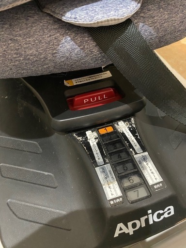 【決定しました】アップリカ　クルリラAC ISOFIX シートベルト