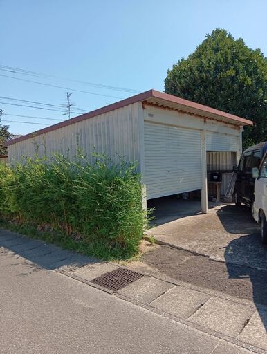 【ヨド倉庫】大型シャッターガレージ美品