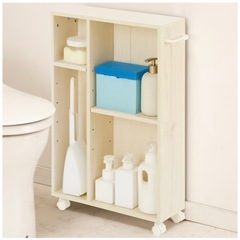 ニトリ　トイレ収納(フィーノ2 ホワイトウォッシュ NH01)  の画像