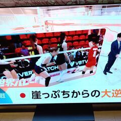 無料配送 18年製 65V型 有機EL4KTV Panasonic TH65FZ950 HDR Youtube NETFLIX 純正リモコンの画像