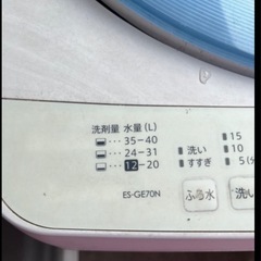 洗濯機　無料で引き取りくださいの画像