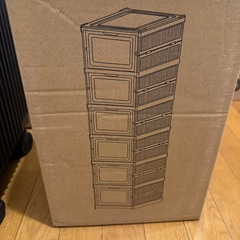 【新品】シューズボックス 折りたたみ式 靴箱 6段 ラック スリム 靴 収納の画像
