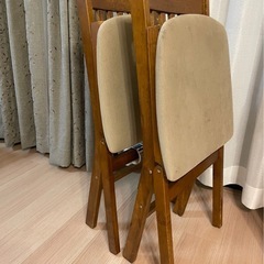ダイニングチェア Stakmore Wood Folding Chairの画像