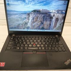 薄型軽量　ThinkPad x395 ノート　パソコンの画像