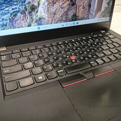 薄型軽量　ThinkPad x395 ノート　パソコンの画像