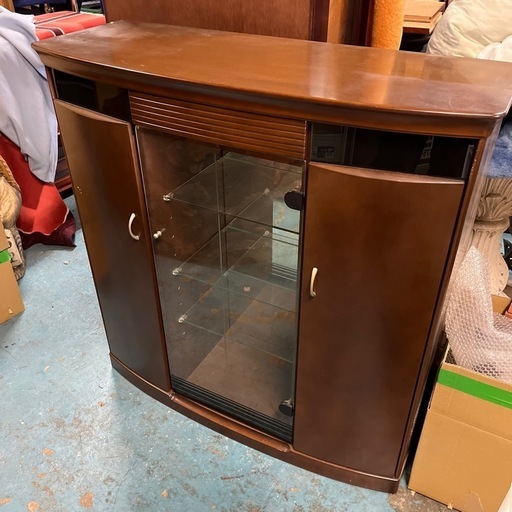 ジモティ来店特価!! ガラスキャビネット J-250652