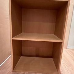 カラーボックス 本棚 2段の画像