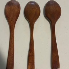 木製のスプーン🥄の画像