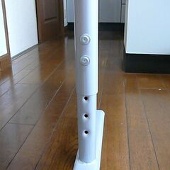 15. 値下げ【中古・美品】ニトリ ダイニングテーブル 高さ調整可能 2本脚 テンバンプレフェ140の画像
